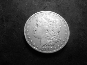 1897 O Morgan Silver Dollar