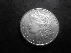 1897 S Morgan Silver Dollar