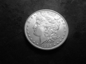 1898 O Morgan Silver Dollar
