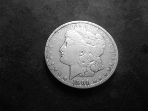 1901 Morgan Silver Dollar