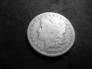 1901 S Morgan Silver Dollar