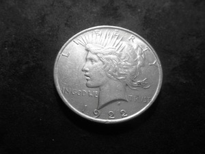 1922 D Peace Silver Dollar