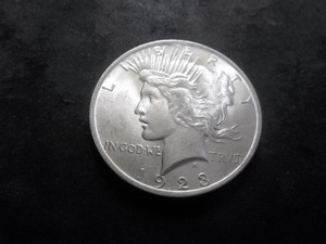 1923 Peace Silver Dollar