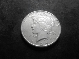 1925 S Peace Silver Dollar