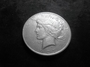 1927 D Peace Silver Dollar