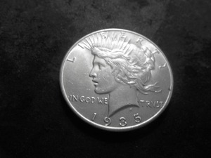1935 Peace Silver Dollar