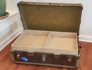 Retro Student Steamer Trunk