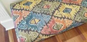 Southwest Influenced Upholstered Bench