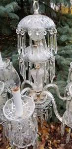 Elegant Six Light Crystal Chandelier