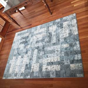 Loloi Hans Denim Blue Area Rug  5.3 x 7