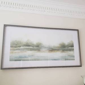 Water Color Waterscape Wash Dcor Framed Art