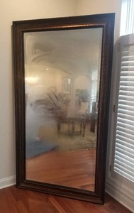 Fantastic Tall Floor Mirror  Beveled Glass