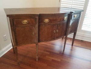 Striking Henredon Mahogany Server Buffet Chest
