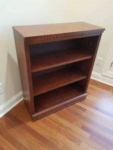 Compact Mahogany Bookshelf