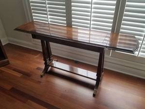 Brilliant Drop Leaf Console Table