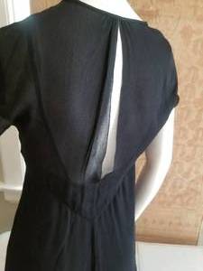 Chloe Black Silk Little Black Dress, size M