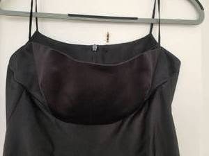 Silk Morgane Le Fay Black Evening Gown, size S
