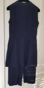 Giorgio Armani Blue Silk Pant Suit, size 40