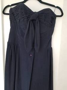 Linda Dresner for Karl Lagerfeld Silk Strapless Pant Suit, size M