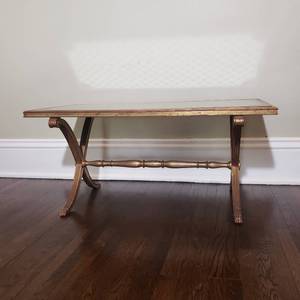 French Directoire Mirrored Cocktail Table