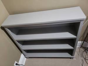 Grey Utility Bookshelf