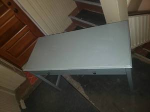 Gray 2 Drawer Student Desk