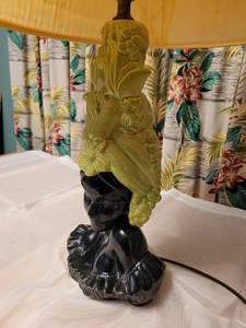 lot 38 image: MCM Nubian Female Bust Lamp