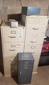 lot 142 image: Basement Filling Cabinet Bundle