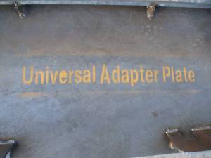 Skid Steer Adapter Plate