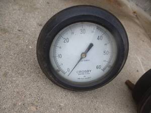 Crosby Antique Pressure Gages
