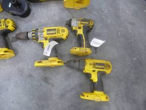 Assorted Dewalt Power Tools