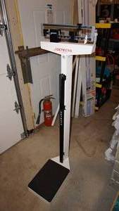 Detecto Scale And Height Bar--Capacity 400 Lbs