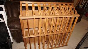 Wooden Wine Rack 45 Long  x  41 Tall  x  12 Deep
