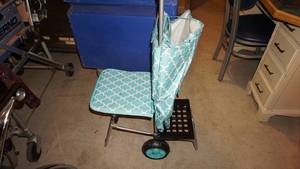 Grocery Cart W Attached Chair