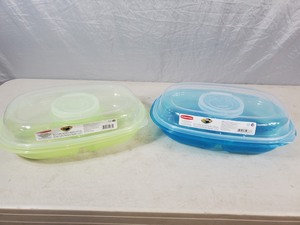 2 New Rubbermaid VeggieChip Dip Trays