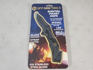New Off The Grid Tools Survival Pocket Knife