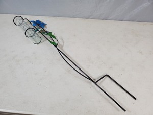 New Metal and Glass Rain Gauge