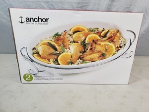 New Anchor 2 Piece Baking Dish with Serving Rack