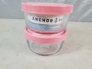 New Anchor Hocking Glass Food Storage Containers with Lids