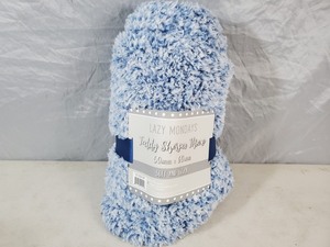 New Lazy Mondays Teddy Sherpa Throw