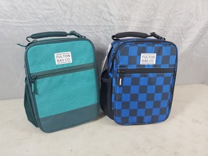 2 New Fulton Bag Co Lunch Bags  Boxes