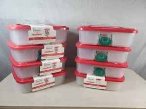 8 New Storage Containers with Lids