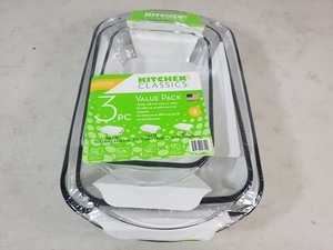 New Kitchen Classics 3 Piece Ovenware Bake Set