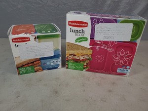 2 New Rubbermaid Lunch Blox Sets