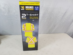 New Holmes Workwear 2 Pack of Hi-Vis Tshirts