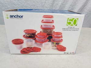 New Anchor 50 Piece Storage Set