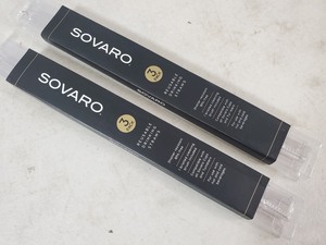 2 New 3 Packs of Sovaro Reusable Drinking Straws with Brush Cleaners