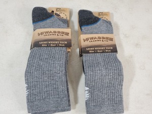 2 New Pair of Merino Wool Light Weight Tech Socks