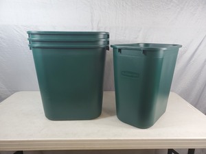 4 New Rubbermaid Commercial Waste Baskets