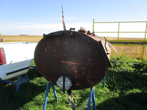 Vintage Bulk OilFuel Delivery Tank